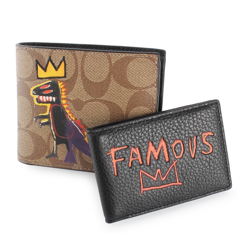 Coach wallet with dinosaur hotsell