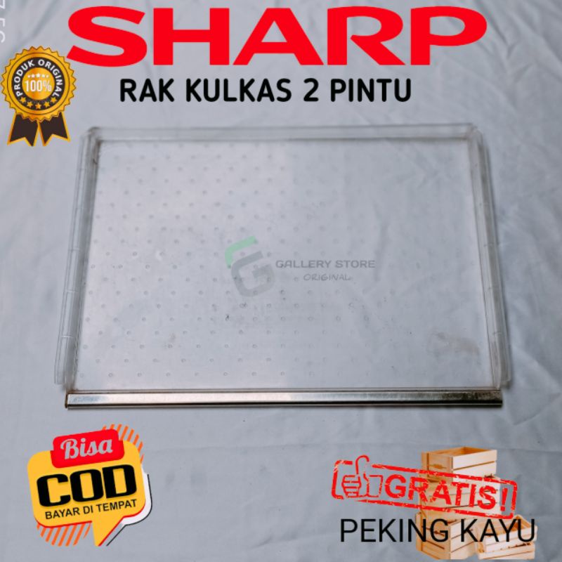 Jual RAK KULKAS SHARP KULKAS 2 PINTU TYPE LAMA ORIGINAL | Shopee Indonesia