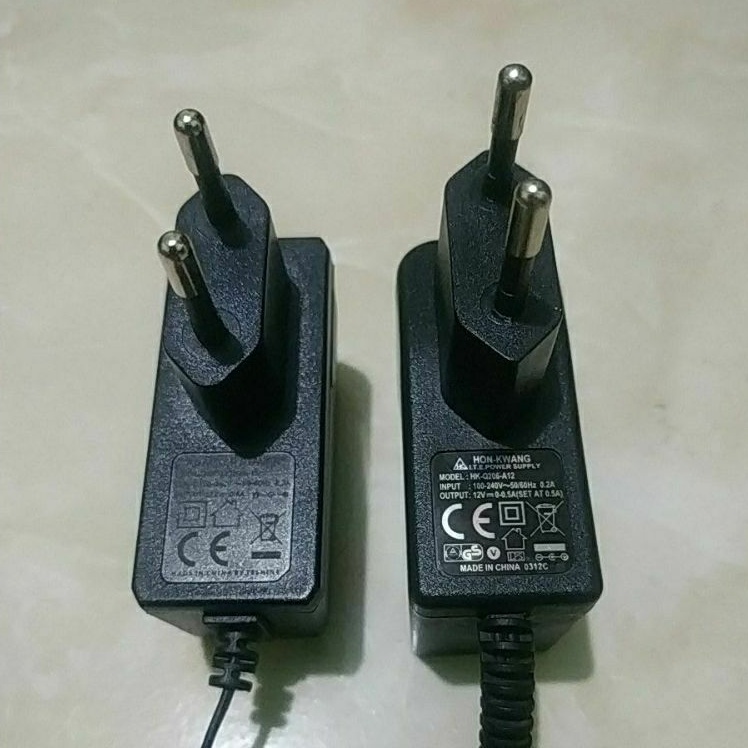 Jual ADAPTOR ROUTER STB ONT MODEM 12V 0.5A ORIGINAL JACK 5.5MM | Shopee ...