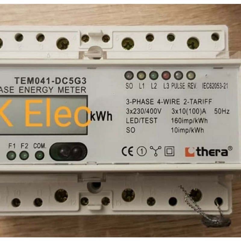 Jual KWH Meter 3 Phase Multitariff/Double Tariff Direct (Digital/LCD ...