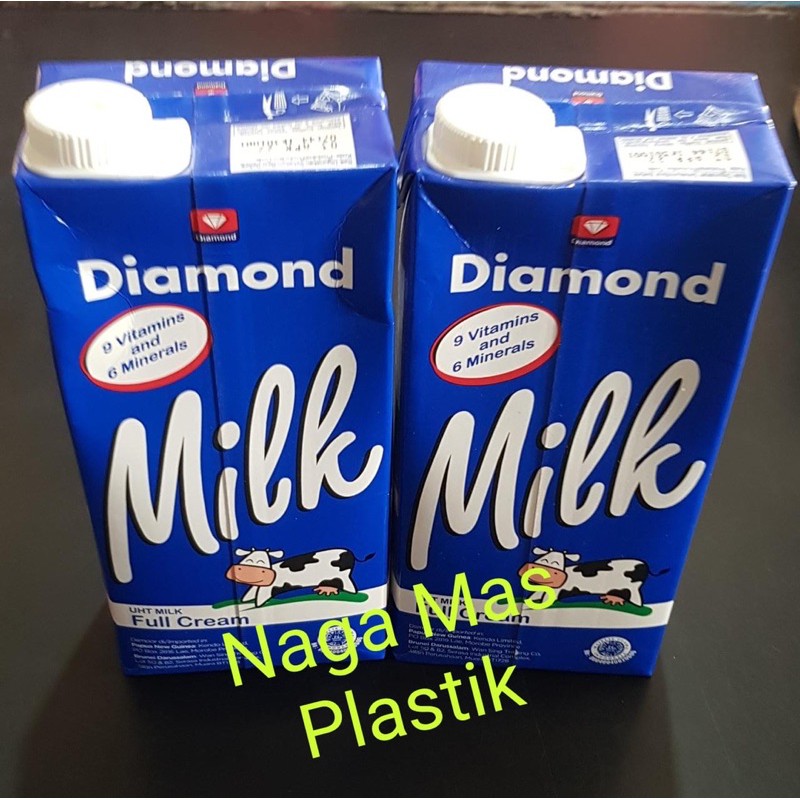 Jual SUSU FULL CREAM DIAMOND 1 LTR - SUSU PUTIH TAWAR - FULL CREAM MILK