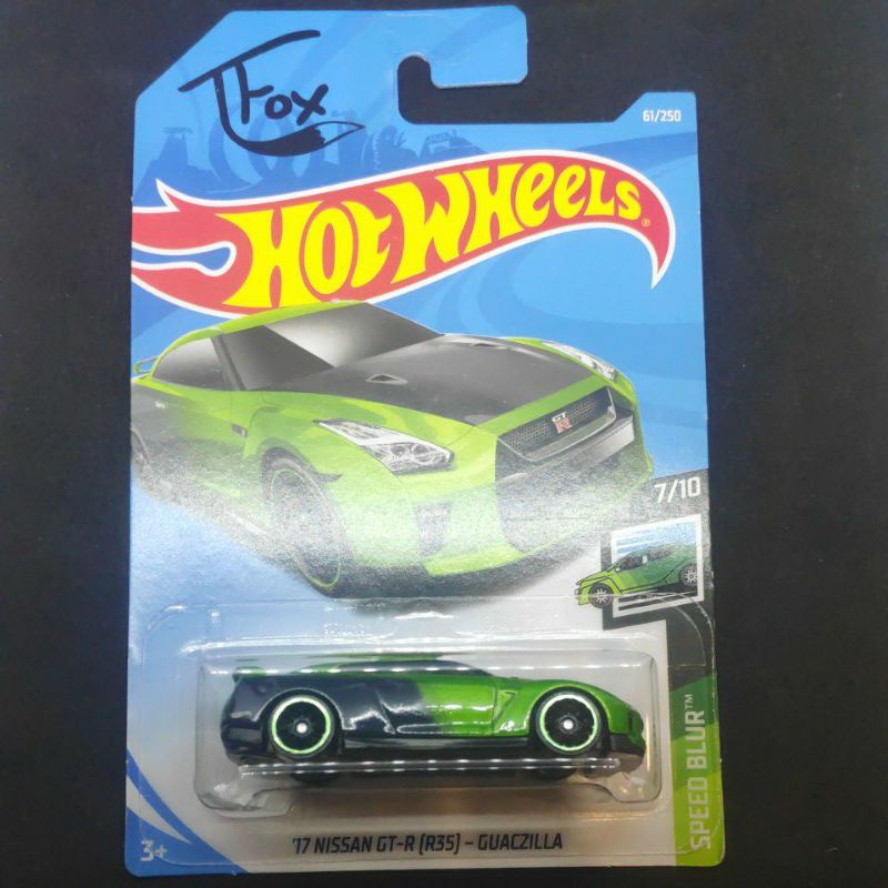 Jual hotwheels 2017 nissan gtr guaczilla | Shopee Indonesia