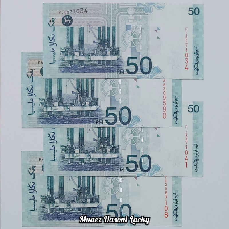 Jual Koleksi Ringgit Malaysia Pecahan 50 Old Series Original | Shopee ...