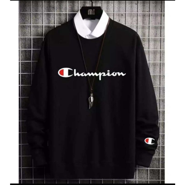 Bahan crewneck best sale champion original