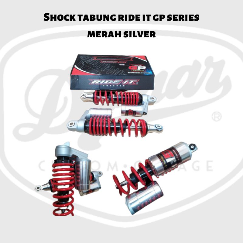Jual shock ride it gp series merah ukuran 32mm | Shopee Indonesia