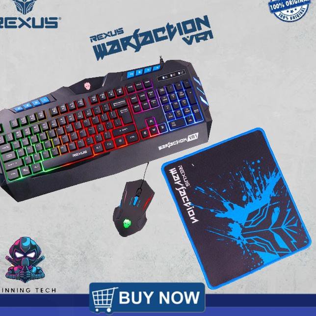Jual Sangat Nyaman - Keyboard Mouse Gaming Combo Rexus Warfaction Vr1 ...
