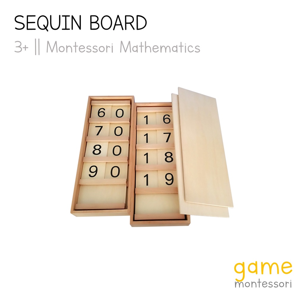 Jual Game Montessori Sequin Board | Shopee Indonesia