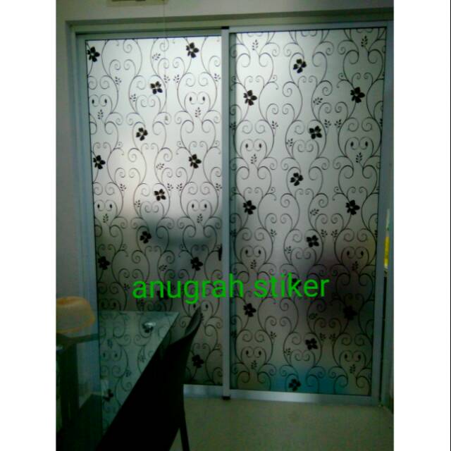 Jual Stiker Sticker Kaca Motif Batik Hitam Shopee Indonesia