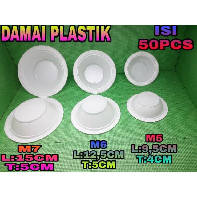 Jual Mangkok Plastik Besar Mangkok Pesta Acara Bakso Wadah Kuah Ukuran