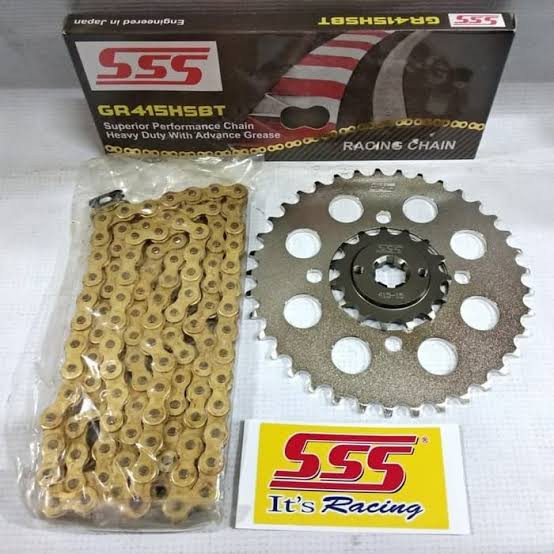 Jual GEAR SET SSS TIPE 415 JUPITER Z - JUPITER MX / RX KING / F1ZR ...