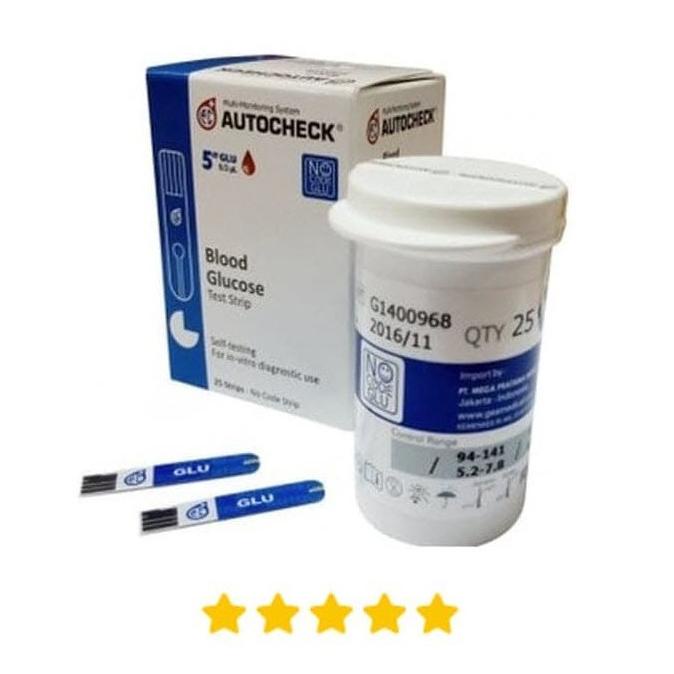 Jual AUTOCHECK GLUCOSE (25 STRIP) Shopee Indonesia