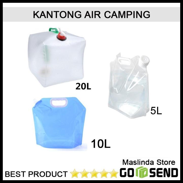 Jual Jerigen Lipat Kantong Air Portable Peralatan Camping Water Storage Shopee Indonesia 3975