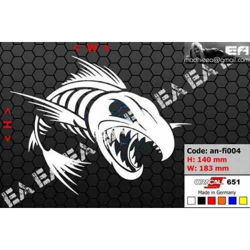 Jual ea cutting sticker / decal Code: an-fi004 ( fish / ikan ) | Shopee ...