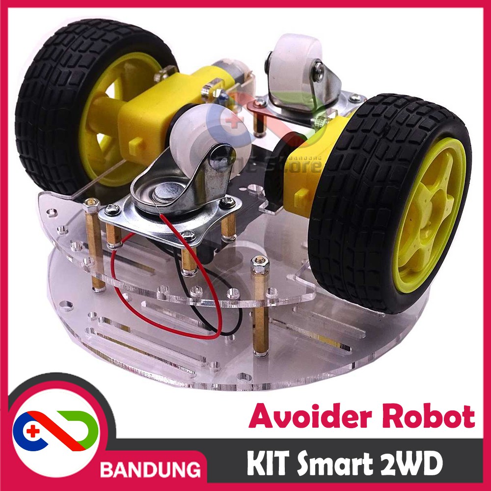 Jual KIT SMART CAR CHASSIS CHASIS 2WD SUMO ROBOT OBSTACLE AVOIDANCE DIY ...