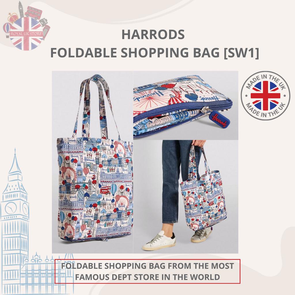 Harrods foldable shopping bag sale