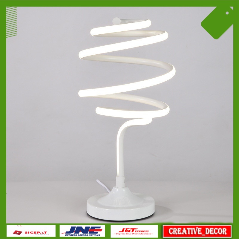 Jual Lampu Meja Dekorasi Nordic Table Lamp LED Desk Lamp Iron Aluminum ...