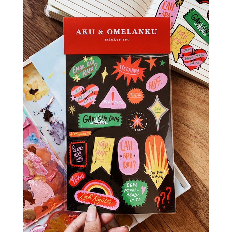 Jual Sticker Bundle (4 Sticker Set) | Shopee Indonesia