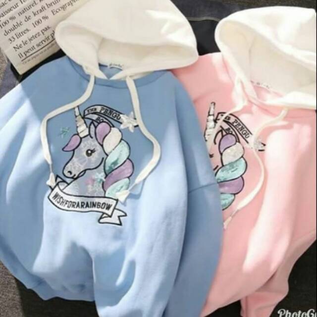 Hoodie unicorn shopee hot sale