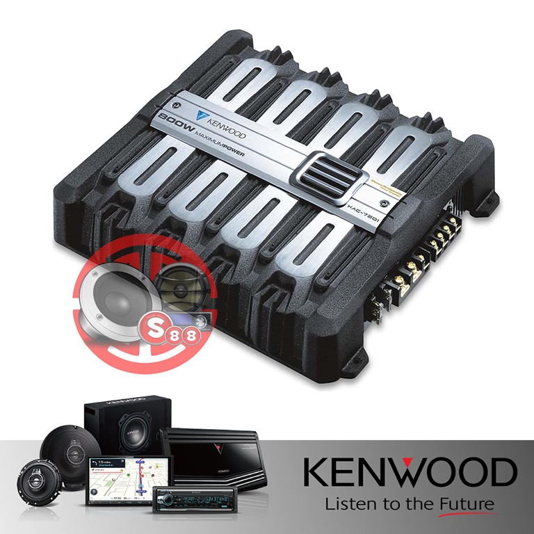 Jual Kenwood KAC7201 2Channel Amplifier Stereo Bridgeable Shopee