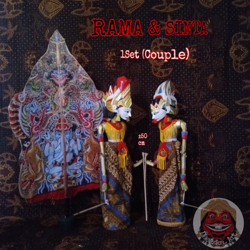 Jual Wayang Golek Rama And Sinta Couple 2 Golek Shopee Indonesia