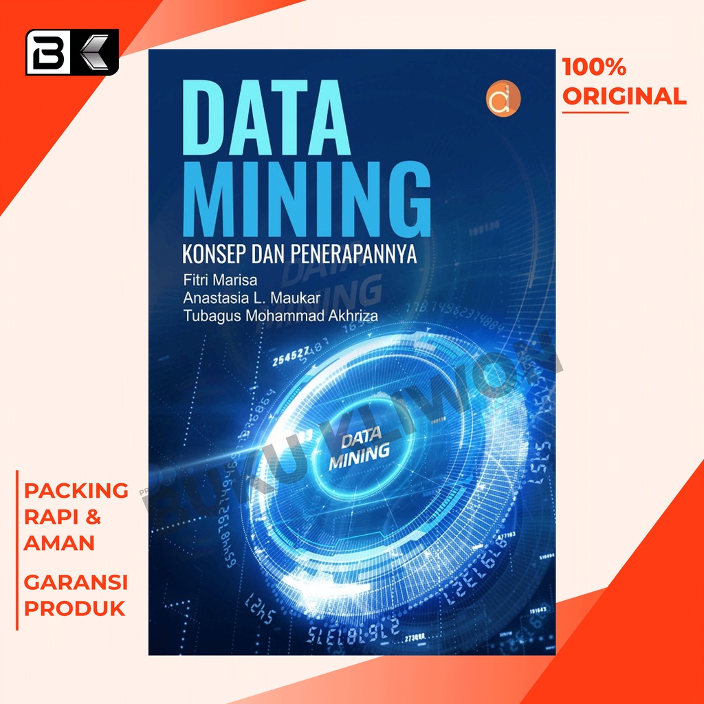 Jual Buku Data Mining Konsep Dan Penerapannya Penulis Fitri Marisa BUKU ...