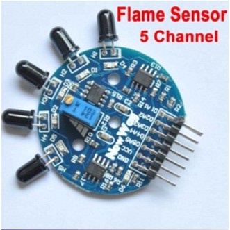 Jual Flame Sensor Module 5 Channel Robotic Sensor Deteksi Api ( ARDUINO ...