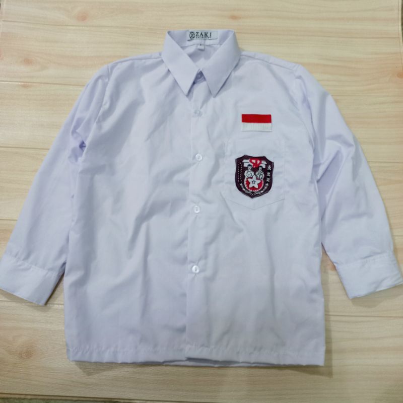 Jual BAJU SERAGAM ANAK SEKOLAH SD/SMP/SMA/ KEMEJA PUTIH POLOS LENGAN ...