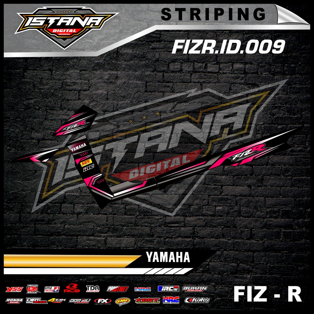 Jual Sticker Striping Motor FIZ R - Striping Variasi Motor FIZ R Motif ...