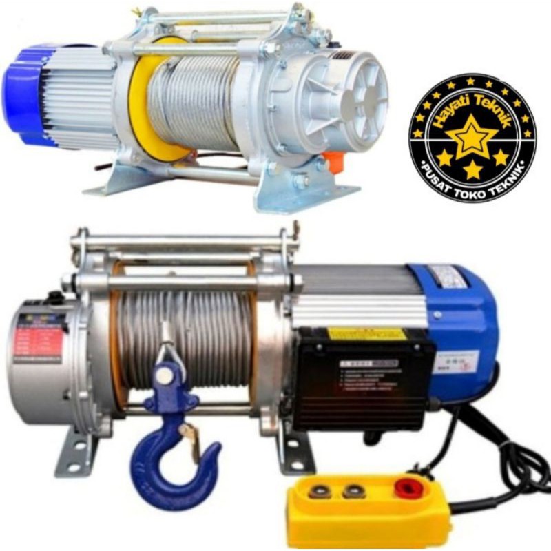 Jual Electric Winch Hoist Kg X Meter Phase Weka Katrol