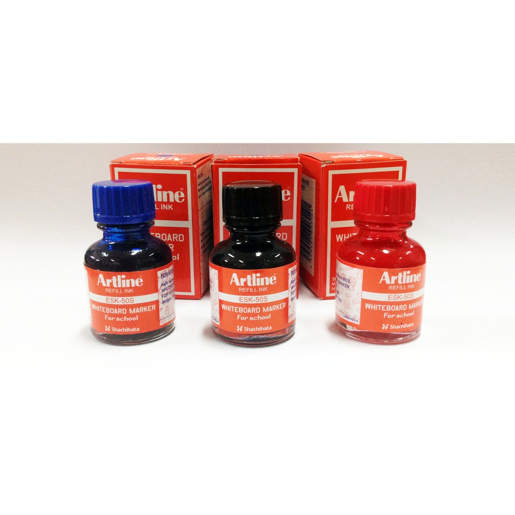 Jual ARTLINE REFILL INK ESK-50S (3PCS) | Shopee Indonesia