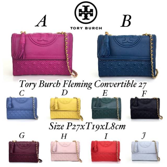 Size tory burch online fleming