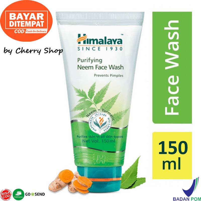 Jual [BPOM] Himalaya Purifying Neem Face Wash 150ml Mencerahkan dan