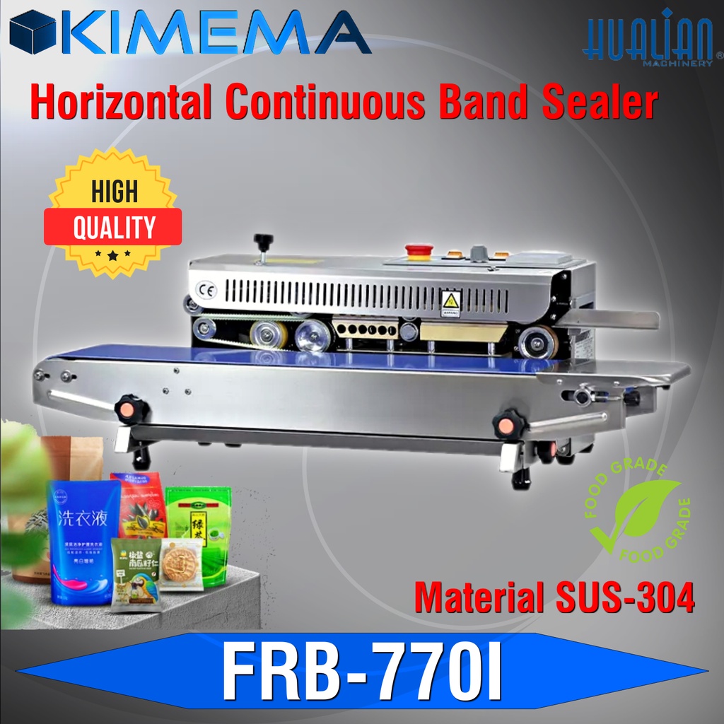 Jual Horizontal Continous Band Sealer FRB-770I Hualian Mesin Packing ...