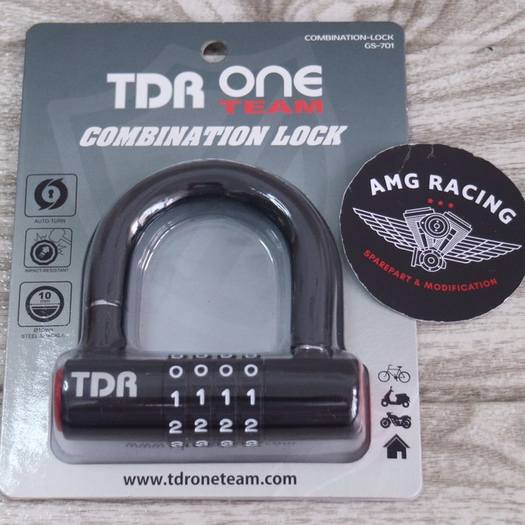 Jual TDR LOCK GEMBOK MULTIFUNGSI MOTOR | Shopee Indonesia