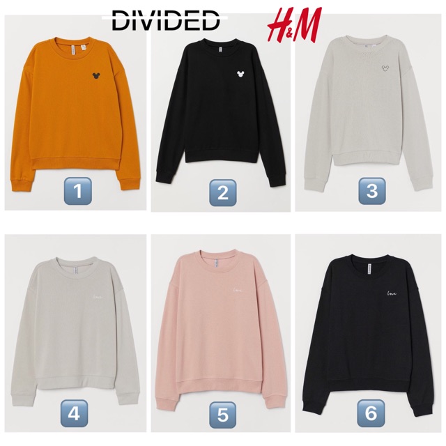 Divided sweatshirt h&m sale