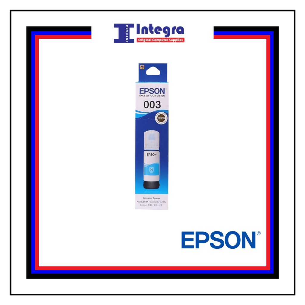 Jual Tinta Epson 003 Cyan Original Ink Bottle 65 ml –Tinta Printer ...