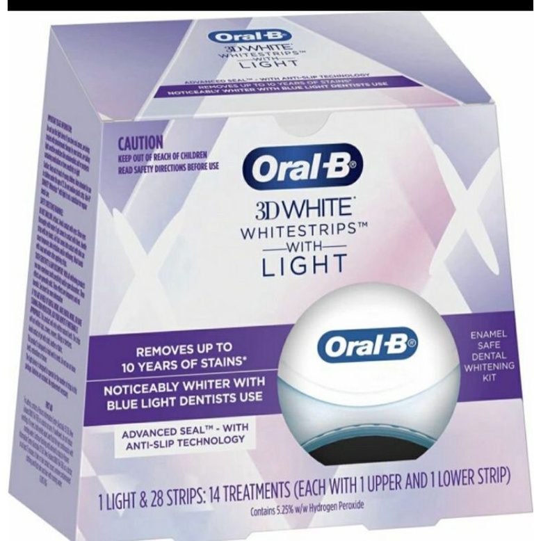 Jual Oral B / Creast 3D White Luxe Whitestrips ADVANCE SEAL Whitening ...