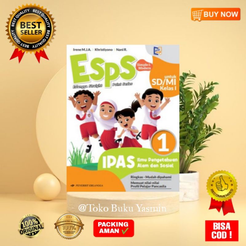 Jual Buku Esps Ipas Sd Mi Kelas Kurikulum Merdeka Erlangga Shopee Indonesia