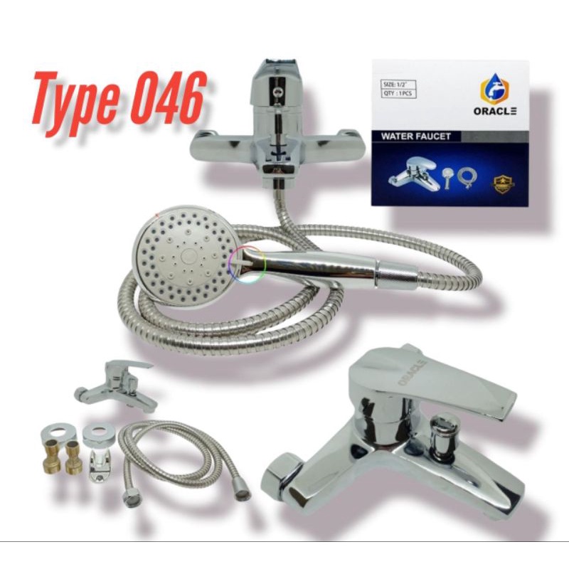 Jual Kran Panas Dingin Shower Mandi keran bathtub merk Oracle | Shopee ...