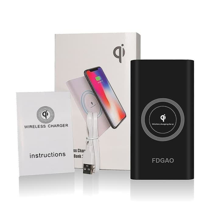 Jual Power Bank Prodigy Qi Wireless Charger 10000mAh Dual Power ...
