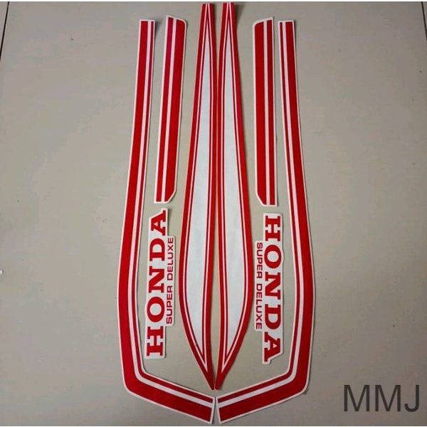 Jual Sticker Striping Honda Gl 100 Merah Gl100 Ter Shopee Indonesia