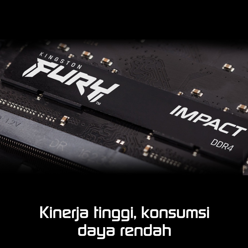 Kingston FURY IMPACT Seri Andal RAM SODIMM 8GB 3200MHz DDR4 (KF432S20IB/8) (6)