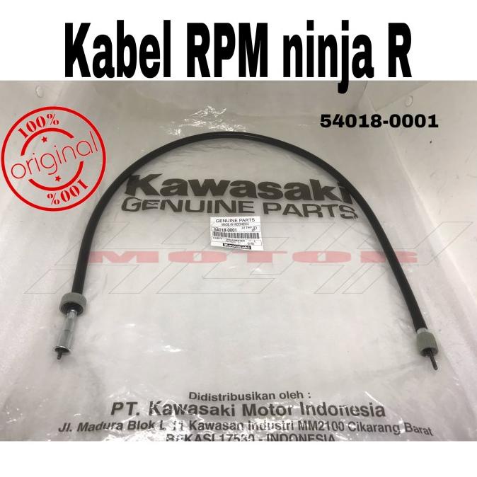 Jual kabel cable RPM kawasaki ninja r original 54018-0001 hoym07 Murah ...