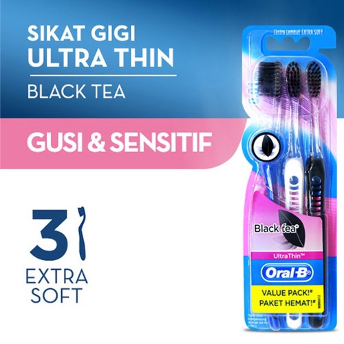 Jual Oral B Black Tea BCD Extra Soft 3S | Shopee Indonesia