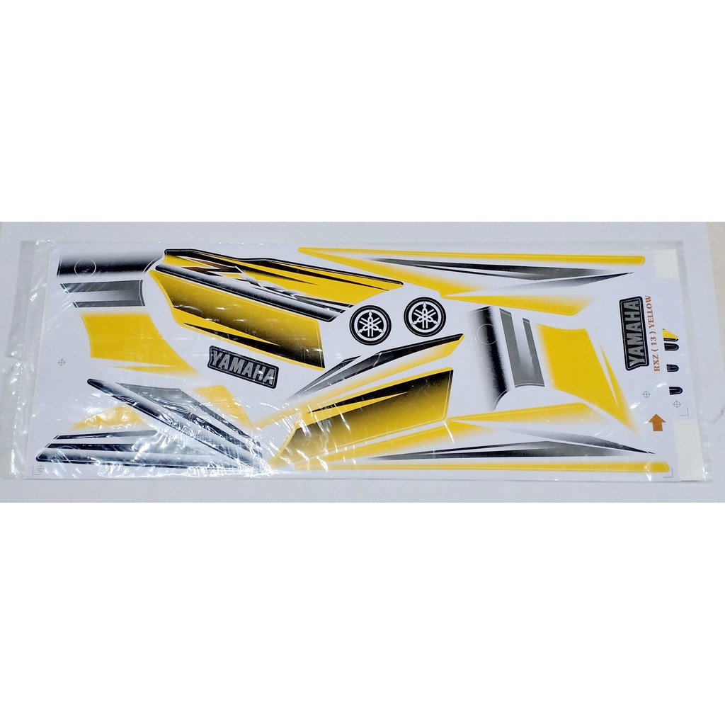 Jual STIKER BODI RX-Z BARU. STRIPING BODY YAMAHA RX-Z CATALYZER WARNA ...