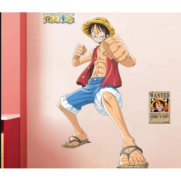 Jual Gm Stiker Dinding Anime Stiker Dinding One Piece Wallstiker Kartun Wallsticker Anime 2636