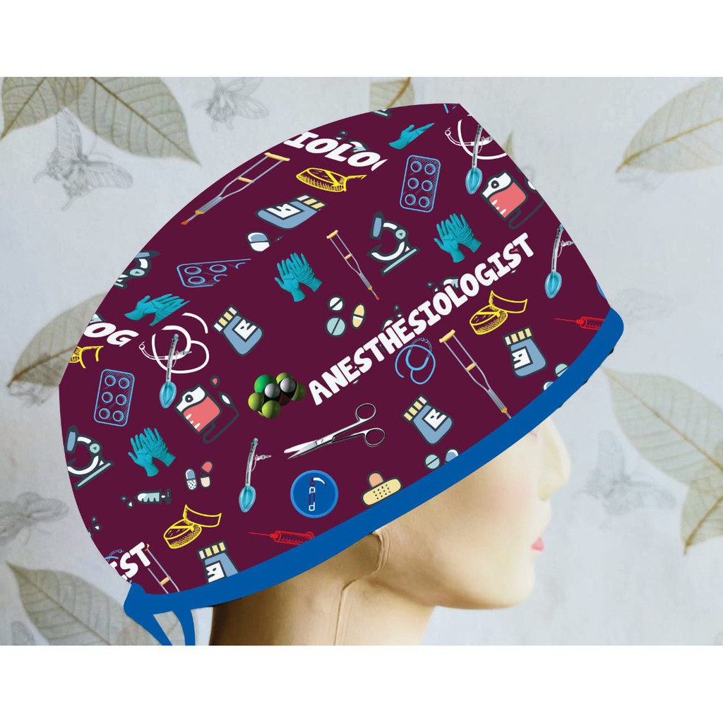Jual Head Cap /Topi Medis / Scrub Hat / Surgical Cap / Topi Dokter ...