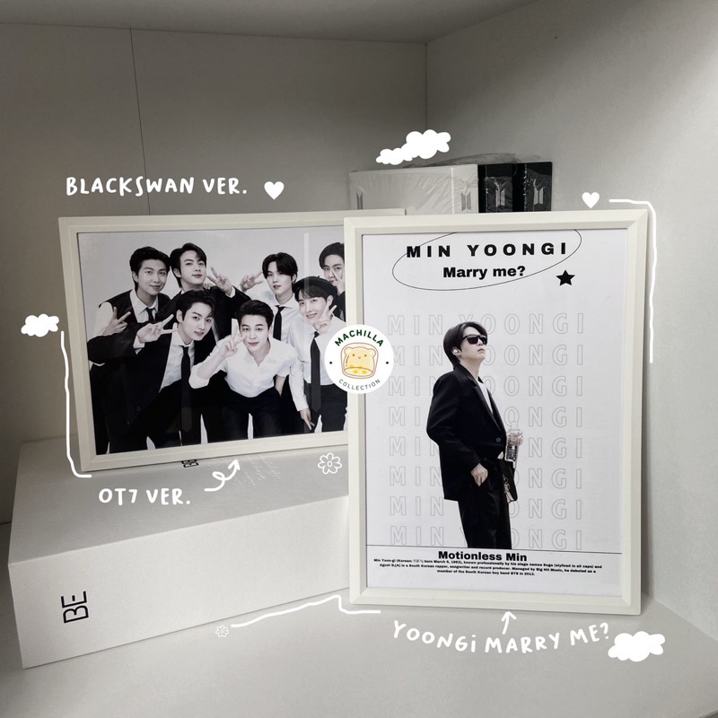 Jual [Machilla] Foto Frame custom by Machilla BTS Edition : Black Swan ...