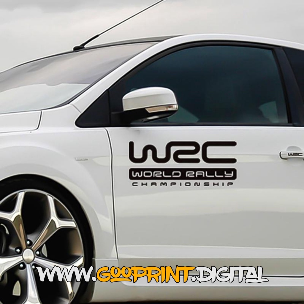 Jual Sticker Mobil WRC Fia World Rally Champion | Shopee Indonesia