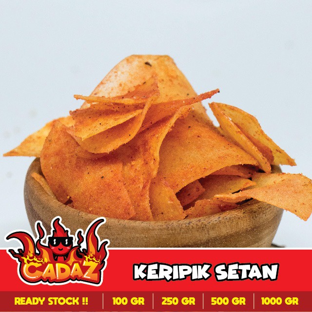 Jual 1kg Keripik Singkong Pedas Mampus Cabe Ijo Kari Ori